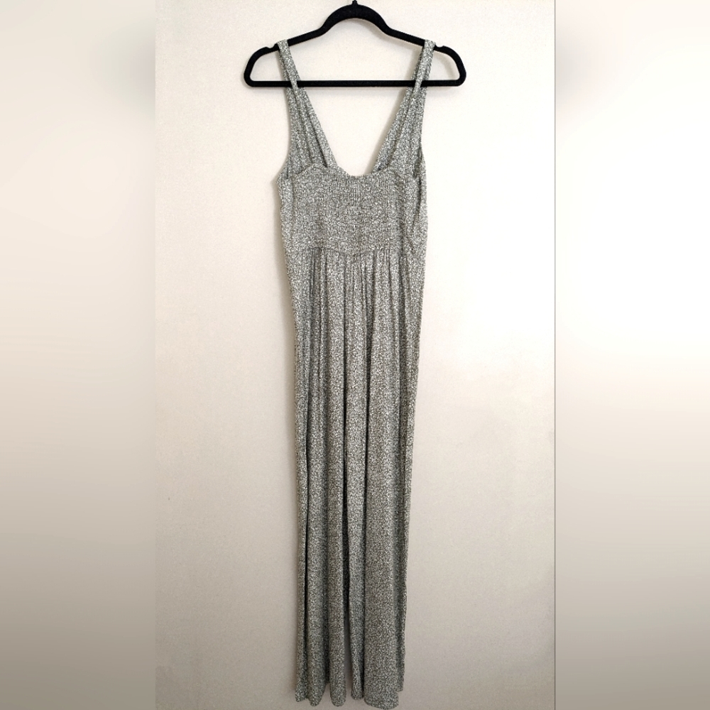 Abercrombie cutout wide leg jumpsuit - Picture 2 of 14